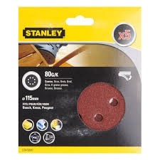 STA32037 | Papier brúsny na excen. brúsku, suchý.zips, pr.125mm,5xP120