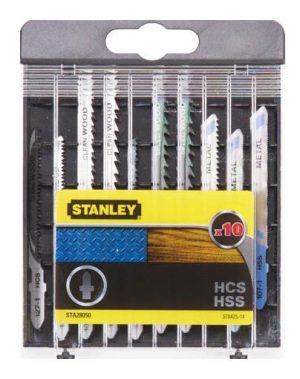 STA28050 | Sada pílových listov, do dreva a kovu, 10ks, úchyt T