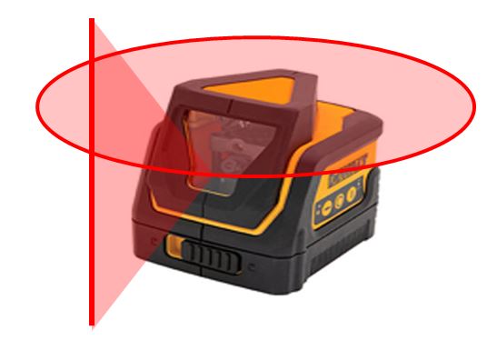 DW0811 | Laser krížový a 360° lúč 3xAA batéria