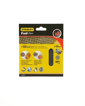 STA39257 | Mriežka brúsna na excent.brúsku, pr.125mm P120, suchý zips, 3ks