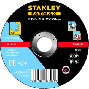 STA32627 | Kotúč rezný na hliník pr.125×1,6×22mm plochý