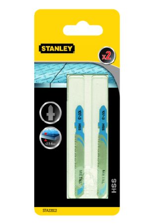 STA22022 | List pílový do železa a dlaždíc, uchytenie "T", HSS, hr.2,5-6mm, rozstup 2mm, dl. 76-48mm, 2ks