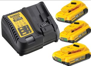 DCB115D3 | NABÍJAČKA XR Li-Ion + 3X AKUMULATOR 2,0ah