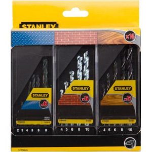 STA56045 | Vrtáky mix do kovu/muriva/dreva HSS pr.2-3-4-5-6-8-10mm