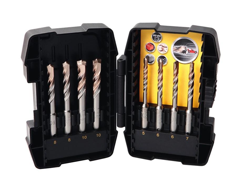 STA88101 | sada vrtákov SDS-Plus do muriva - 8 dielna