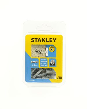 STF20530 | Nylonové hmoždinky 5x25mm, pro vruty 2,5-4x30mm, nosnost 50k