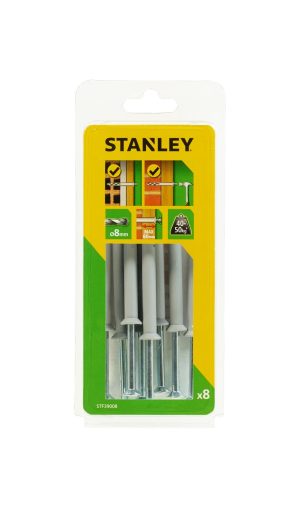 STF39008 | Zatloukací hmoždinky se zápustnou hlavou O8x100mm s vrutem,