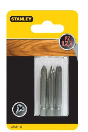 STA61180 | Bit skrutkovací PZ1-2-3 x 50mm, sada 3ks