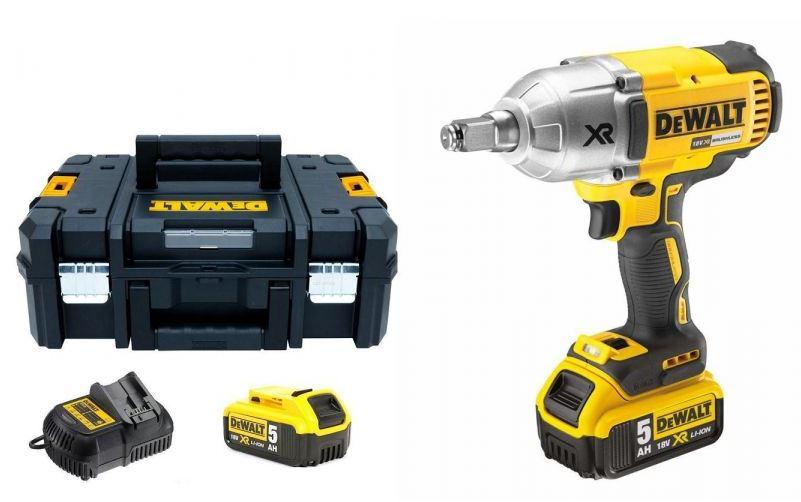 DCF899HP2 | Uťahovač rázový 18V 1/2" krúžok 2x5,0Ah