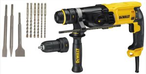 D25144KP | KLADIVO KOMB. SDS+ 900W 3,0J + PRÍSLUSENSTVO