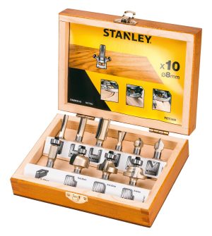 STA80020 | Fréza tvarová TCT/HM do dreva, stopka 8mm, sada 10ks