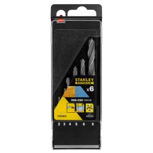 STA56003 | Vrták presný do kovu, pr.2-3-4-5-6-8mm, 6dielna sada