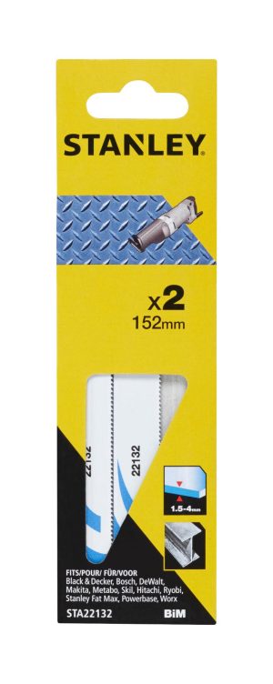 STA22132 | List pílový, bimetal na tenké kovové plechy na mečovú pílu, dl. 152mm, rozstup 1,4mm