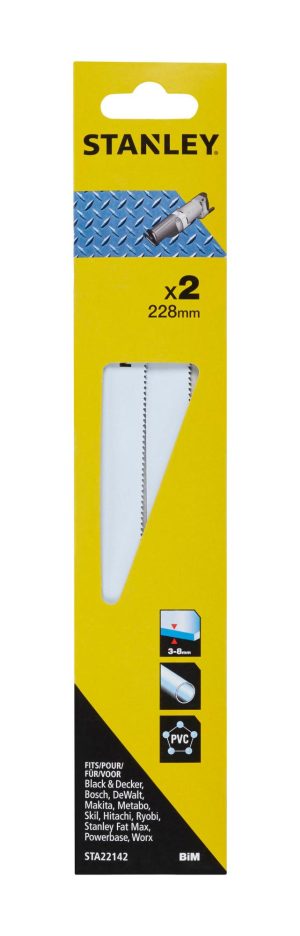 STA22142 | List pílový, bimetal na kov na mečovú pílu, dl.228mm, rozstup 1,8mm