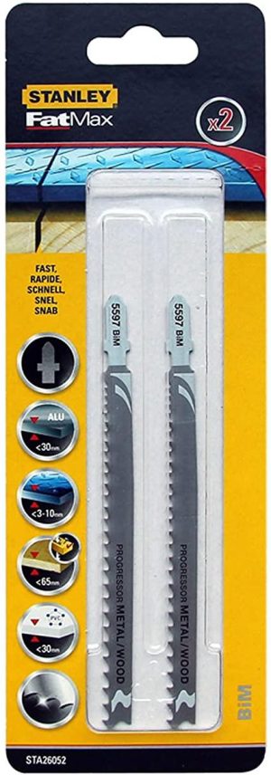 STA26052 | List pílový, BiMetal do dreva a rôznych kovov, hr.<3 - 65mm, PVC < 30mm, rozstup 2,4-5mm