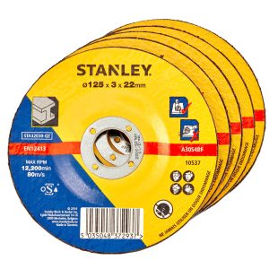 STA32033 | Kotúč rezný na kov pr.125x22mm, hr.3,2mm, vypuklý, 5ks