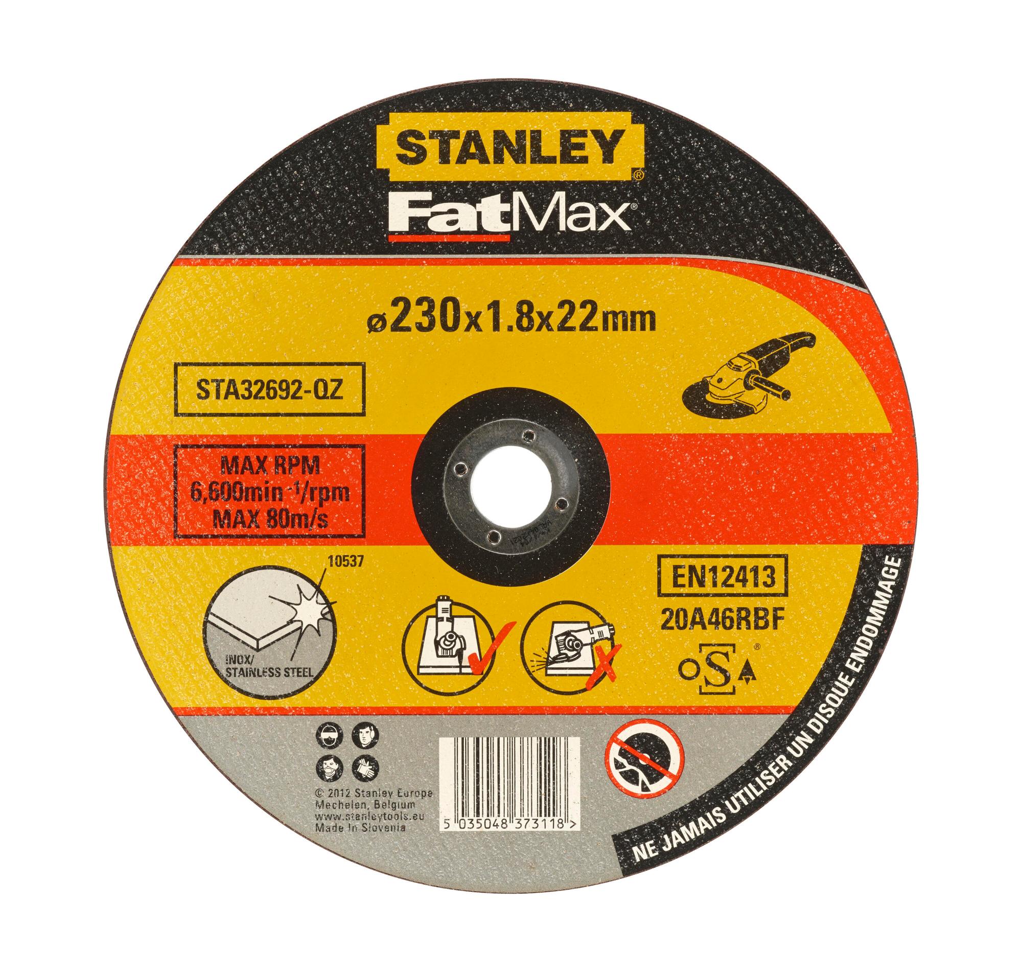 STA32692 | Kotúč rezný na nerez oceľ pr.230x22,2mm, hr.1,8mm, 1ks