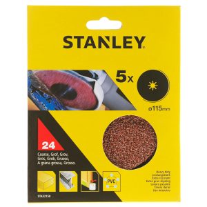 STA32150 | Kotúč fíbrový na uhlovú brúsku pr.115x22mm P24, 5ks