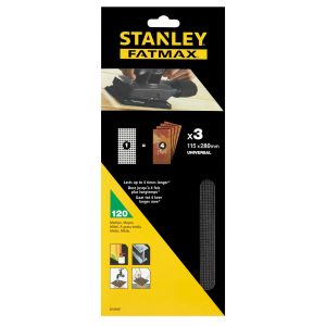 STA39007 | Mriežka brúsna, arch 115x280mm P120, 3ks