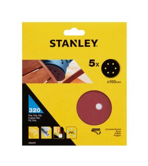 STA32357 | Papier brúsny na excen. brúsku, dierovaný, pr.150mm, P320, 5ks, suchý zips