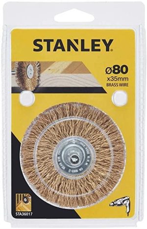 STA36017 | Kefa do vŕtačky okružná mosadzná vlnitá, stopka pr.6mm, pr.80mm x 35mm