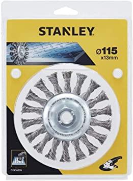 STA36070 | Kefa na uhl. brúsky, oceľová vrkočová misková, pr.115mm M14