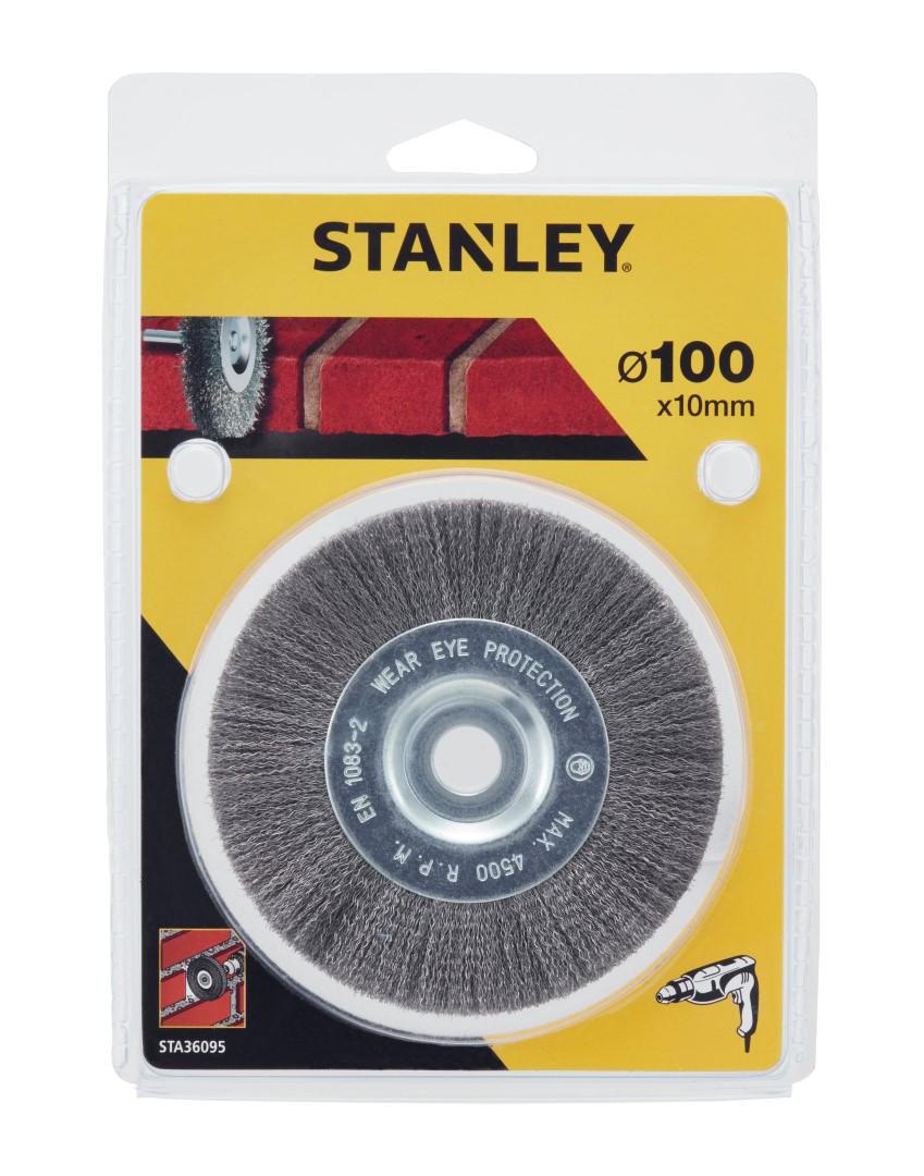 STA36095 | Kefa do vŕtačky okružná oceľová vlnitá pr.100mm x 10mm, stopka pr.6mm