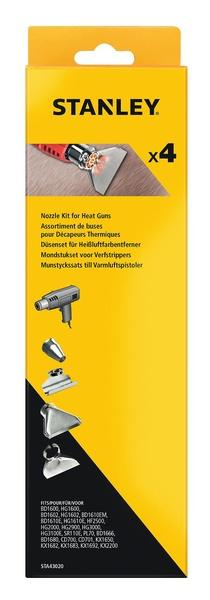 STA43020 | Hubica pre teplovzdušnú pištol, sada 4ks, pre Black & Deck