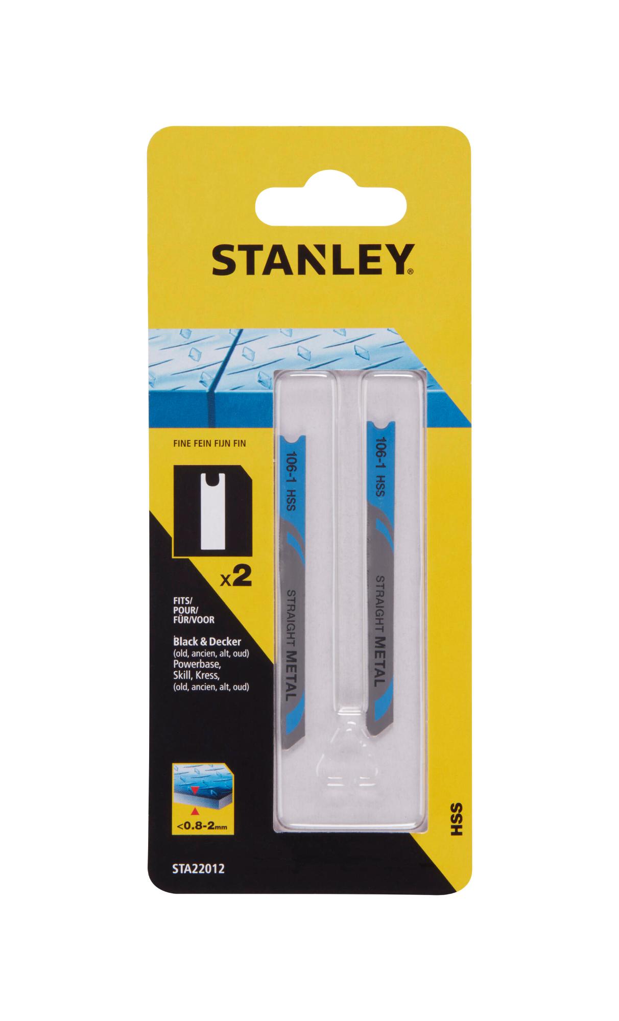 STA22012 | List pílový na kov, HSS, úchyt "U", hr. 0,8-2mm, rozstup 0,7mm, dl. 70-49,7mm, 2ks