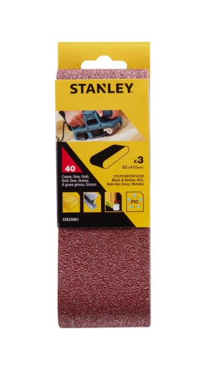 STA33061 | Pás brúsny 65x410mm P40, 3ks