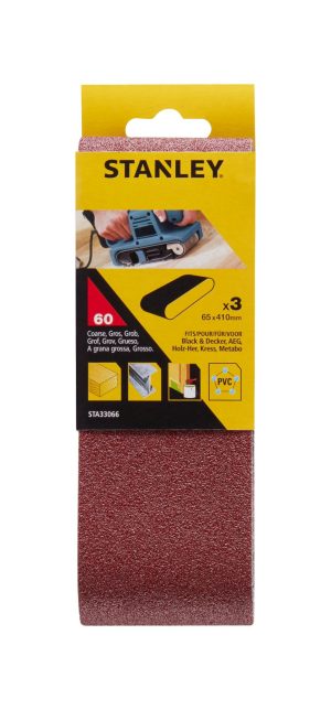 STA33066 | Pás brúsny 65x410mm P60, 3ks