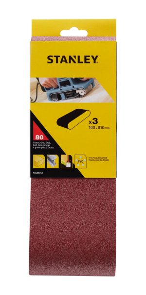 STA33451 | Pás brúsny 100x610mm P80, 3ks
