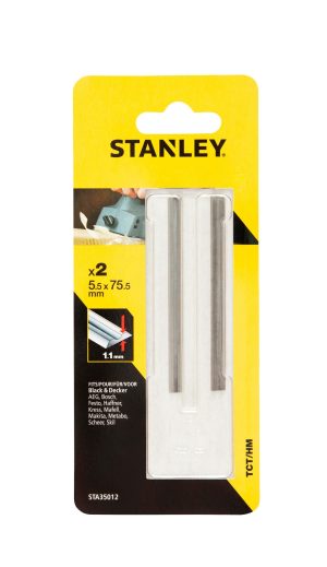 STA35012 | Nôž na elektric.hoblík, TCT/HM, 75,5x5,5x1,1mm, 2ks