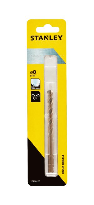 STA50127 | Vrták HSS-E Cobalt O8,0 x 117/75mm, 1ks