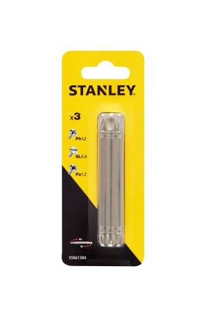 STA61384 | Bit skrutkovací obojstranný, sada 3ks, PH1-PL5, PH2-PL6, PZ1-PZ2 x 86mm