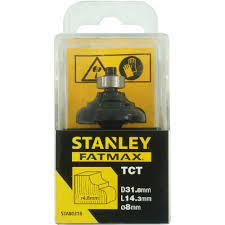 STA80318 | Fréza do dreva tvarová zaoblená TCT/HM, R4,8 pr.31,8x14,3mm, stopka pr.8mm