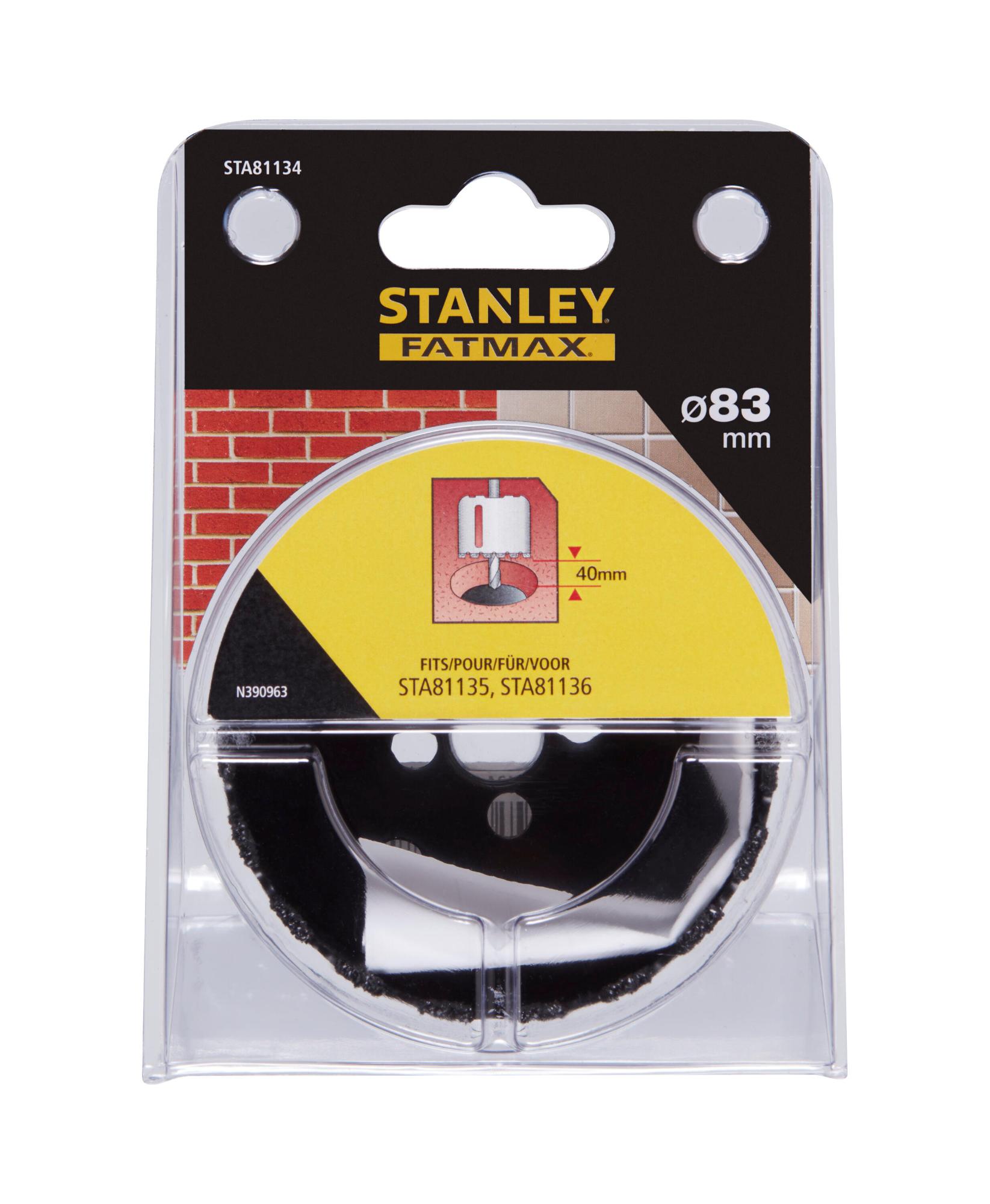 STA81134 | Vrták karbidový korunkový do muriva, ľahk. betónu, sklolamin, pr.83 x hĺ. 40mm