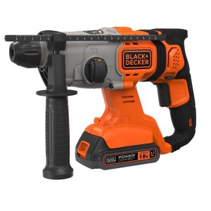 BCD900E2K | Kladivo kombinované vŕtacie a sekacie SDS-plus 18 V, 2 x 2,5 Ah Li-Ion