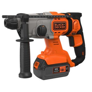 BCD900M1K | Kladivo kombinované vŕtacie a sekacie SDS-plus 18 V, 1 x 4,0 Ah Li-Ion