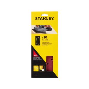 STA31025 | Papier brúsny pre vibračnú brúsku 115 x 280 mm dierovaný, P100, 10 ks