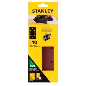 STA31110 | Papier brúsny pre vibračnú brúsku dierovaný  93 x 230 mm P150, 10 ks