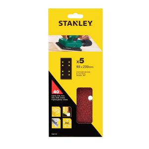 STA31121 | Papier brúsny pre vibračnú brúsku dierovaný 93 x 230 mm P40, 5 ks