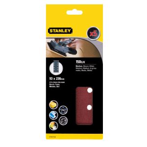 STA31136 | Papier brúsny pre vibračnú brúsku dierovaný 93 x 230 mm P150, 5 ks