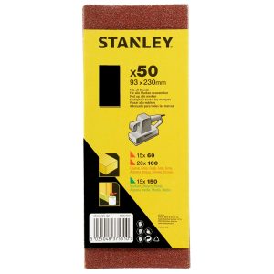 STA31225 | Sada brúsných papierov, nedierované, 50ks