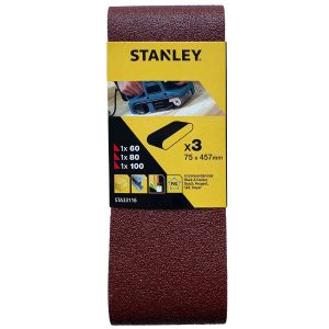 STA33116 | Pásy brúsne 75 x 457 mm, 3ks