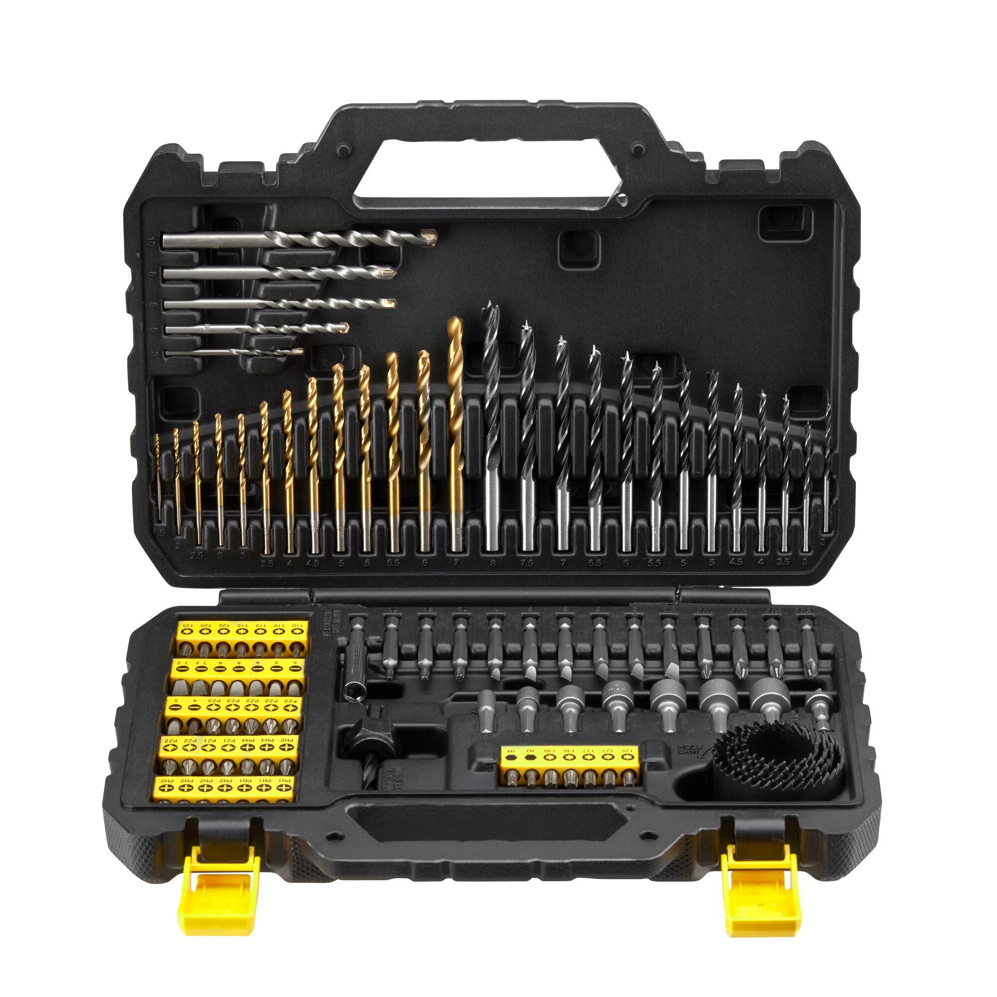 STA88548 | Sada vrtákov 100dielna do kovu Titanium, dreva, muriva