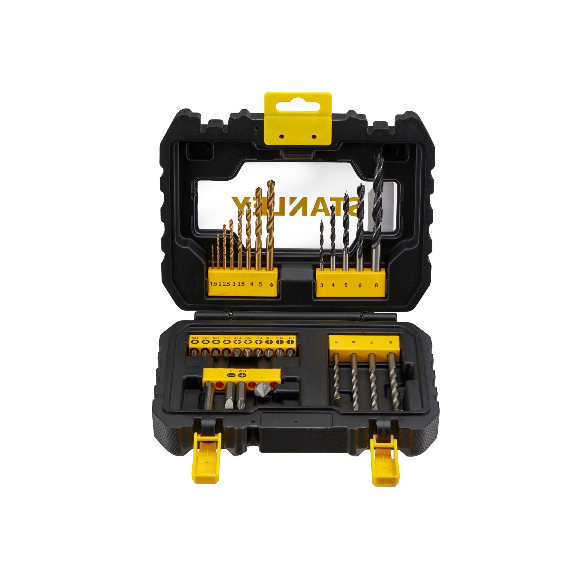 STA88550 | Sada vrtákov 31dielna do kovu Titanium, dreva, muriva