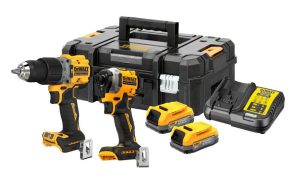 DCK2050E2T | KOMBO SADA 18V POWERSTACK 2x1,7Ah (DCD805+DCF850) Tstak