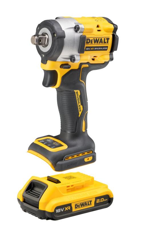 DCF921D2T | Uťahovač rázový 18V 1/2" krúžok 406Nm 2x2,0Ah