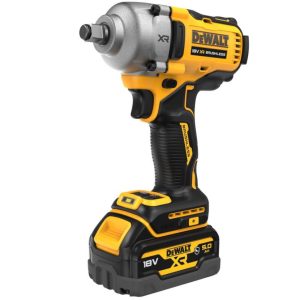 DCF891P2G | Uťahovač rázový 18V 1/2" poist. krúžok 2x5,0Ah GFN kryt PUR vložka